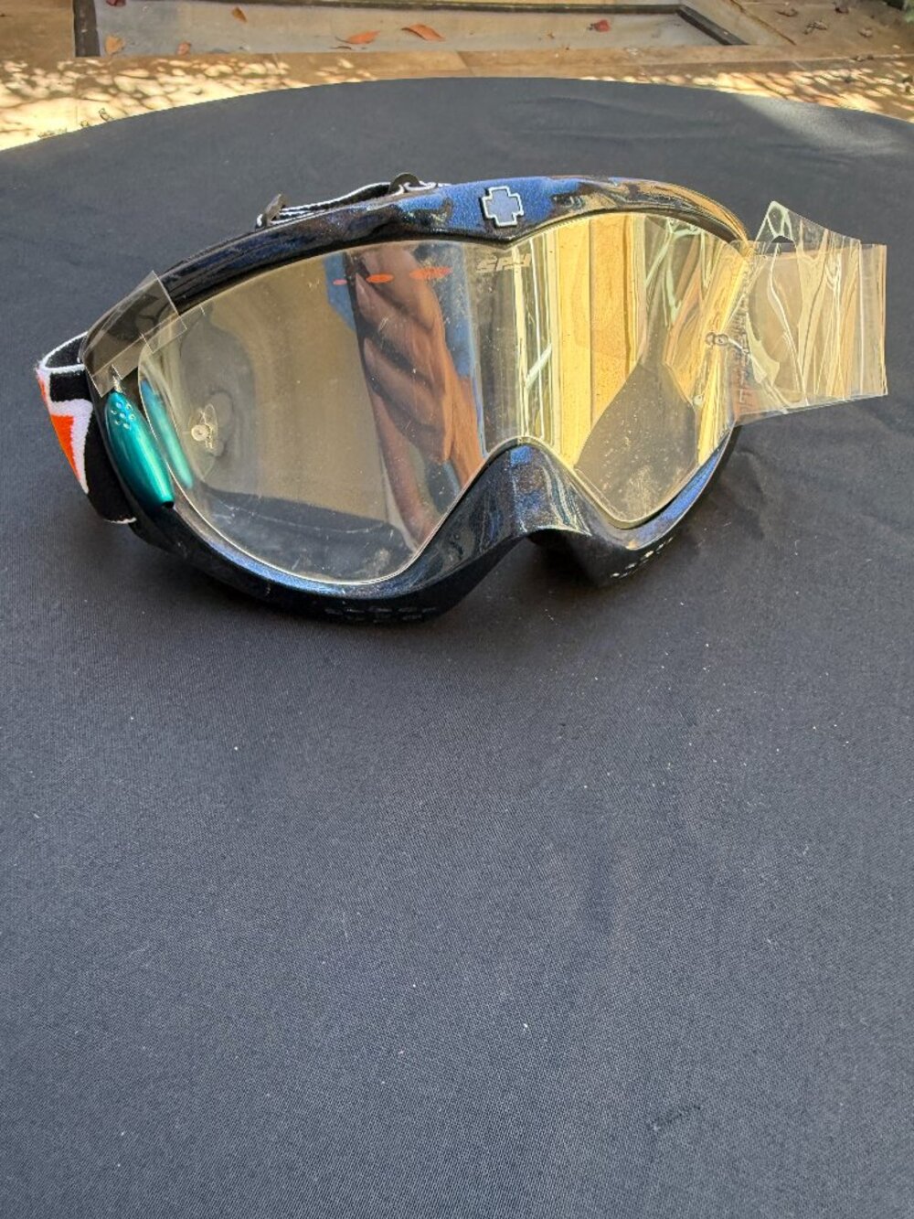 Kevin Windham Goggles - Unadilla National 2003 - 2nd Moto, 1st Place